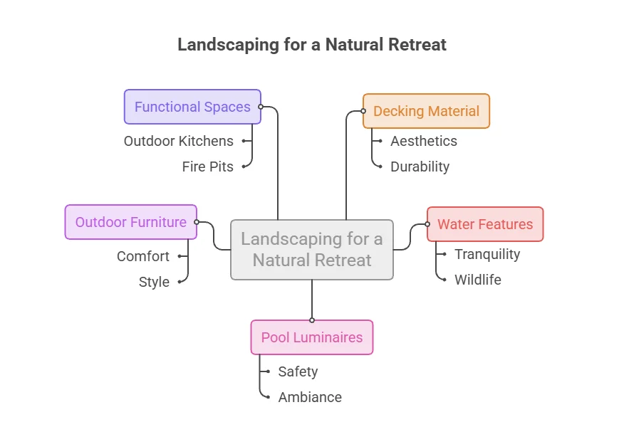 infographic of Enhancing Your Pool Area