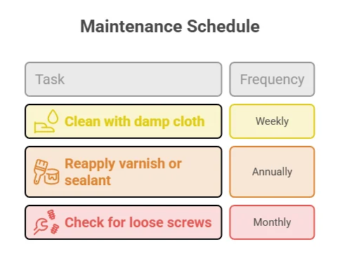 infographic of Maintenance Tips