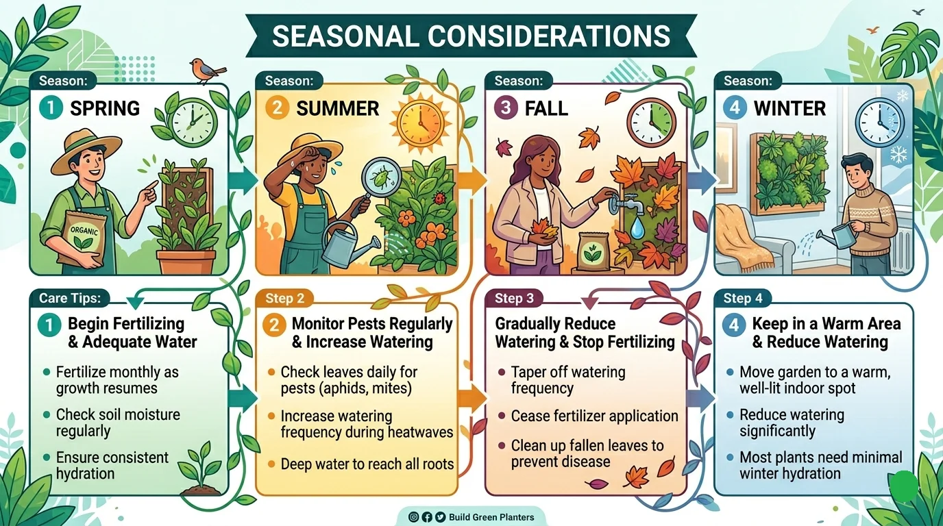 infographic of Seasonal Considerations